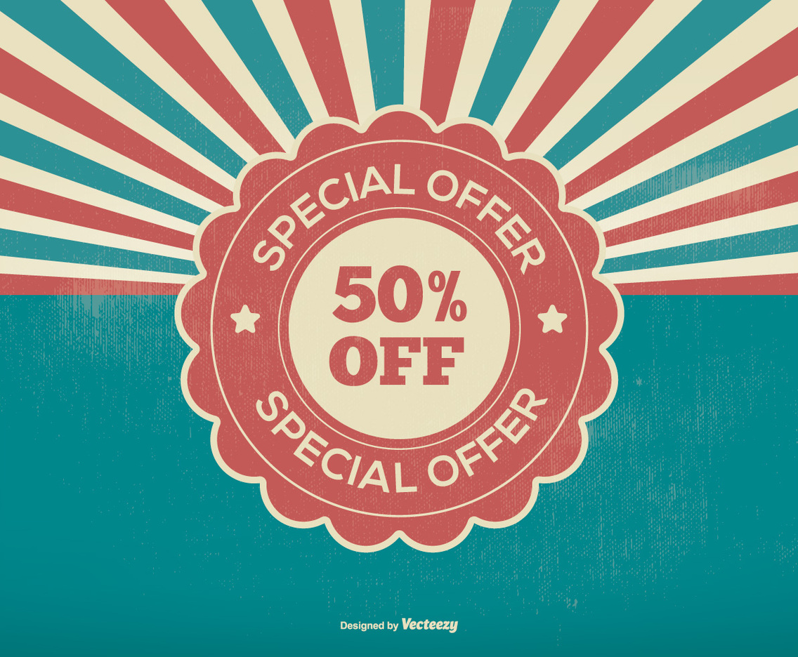 Retro Sale Background