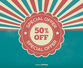 Retro Sale Background