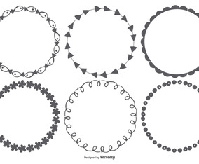 Cute Hand Drawn Frame Set