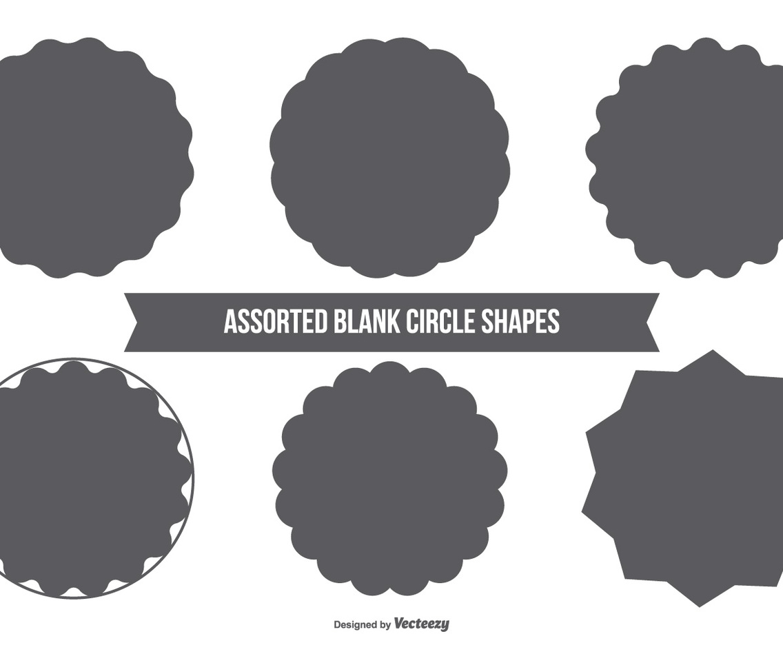 Blank Circle Vector Shapes