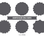 Blank Circle Vector Shapes