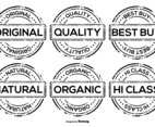 Promotional Vector Grunge Badges