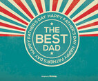 Retro Father's Day Illustration