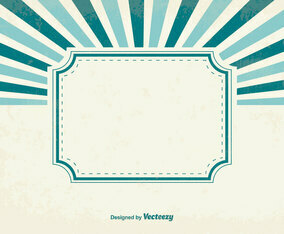 Blank Retro Sunburst Background