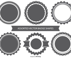 Vector Badge Shape Set