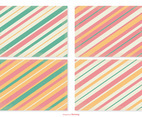 Retro Striped Pattern Set