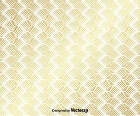 Vector Gold Pattern On White Background