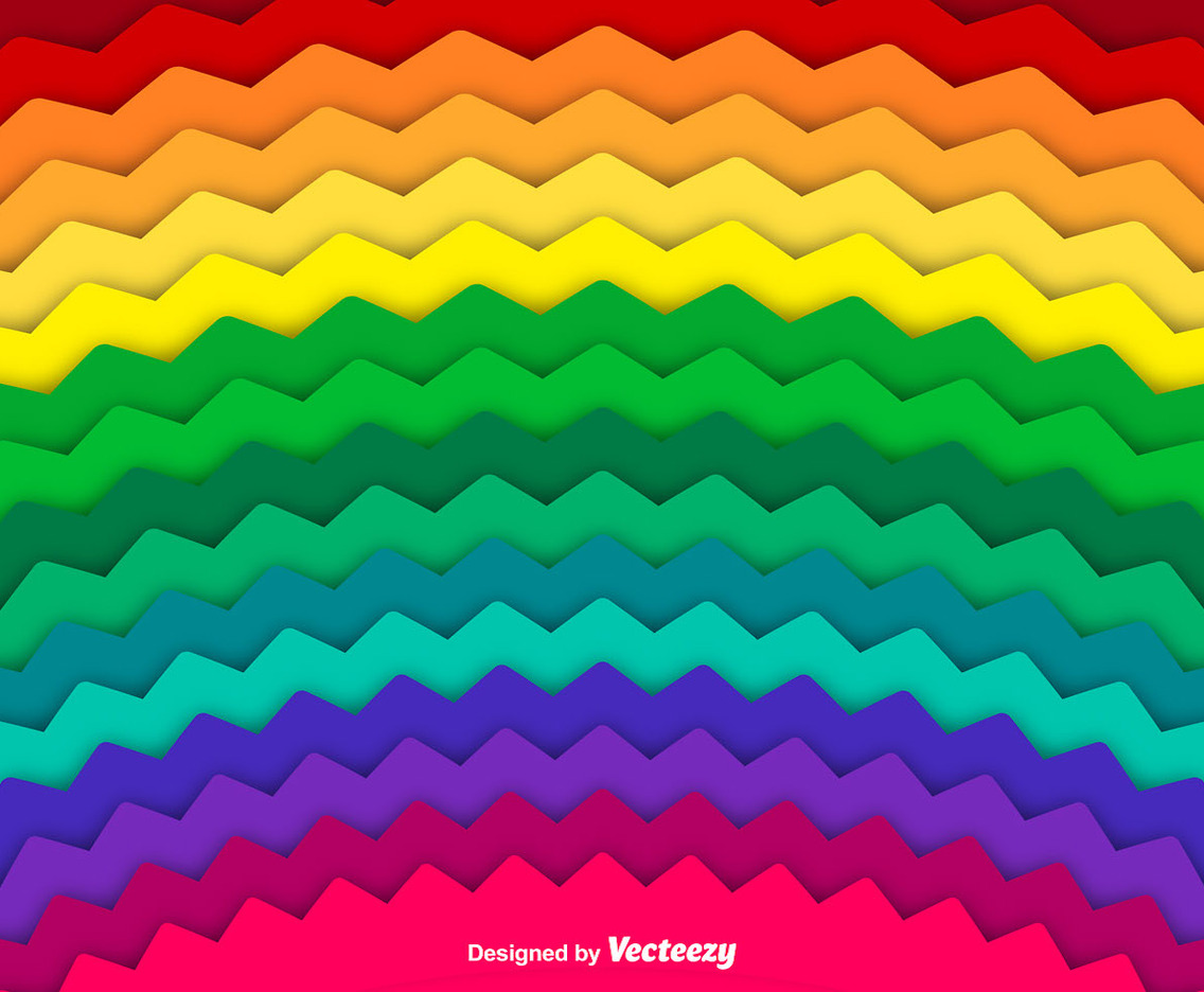 Abstract Rainbow Vector Background