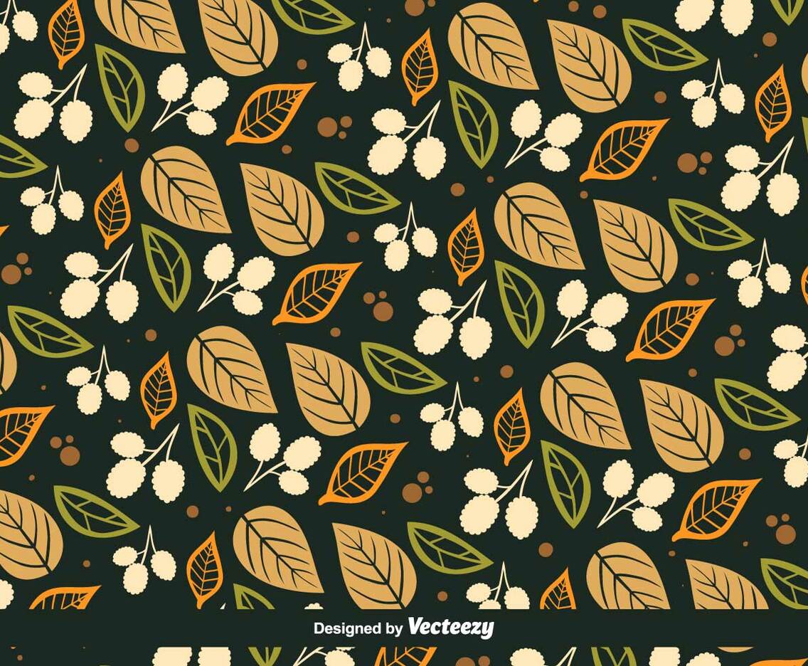 Sketchy Fall Vector Background