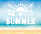 Typographic Summer Background