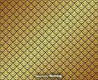 Vector Gold Seamless Pattern On Black Background