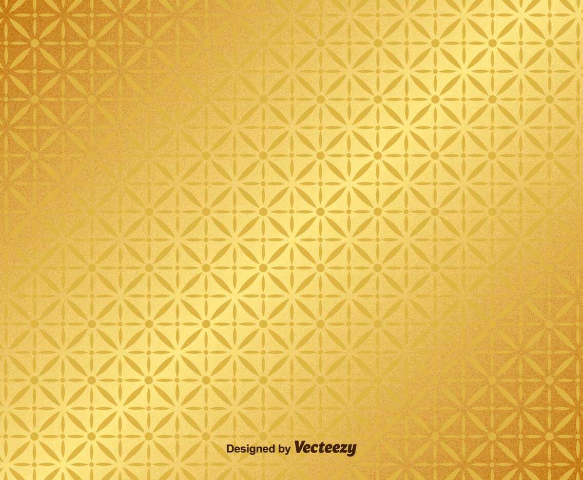 Golden Background Vector Pattern
