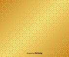 Golden Background Vector Pattern