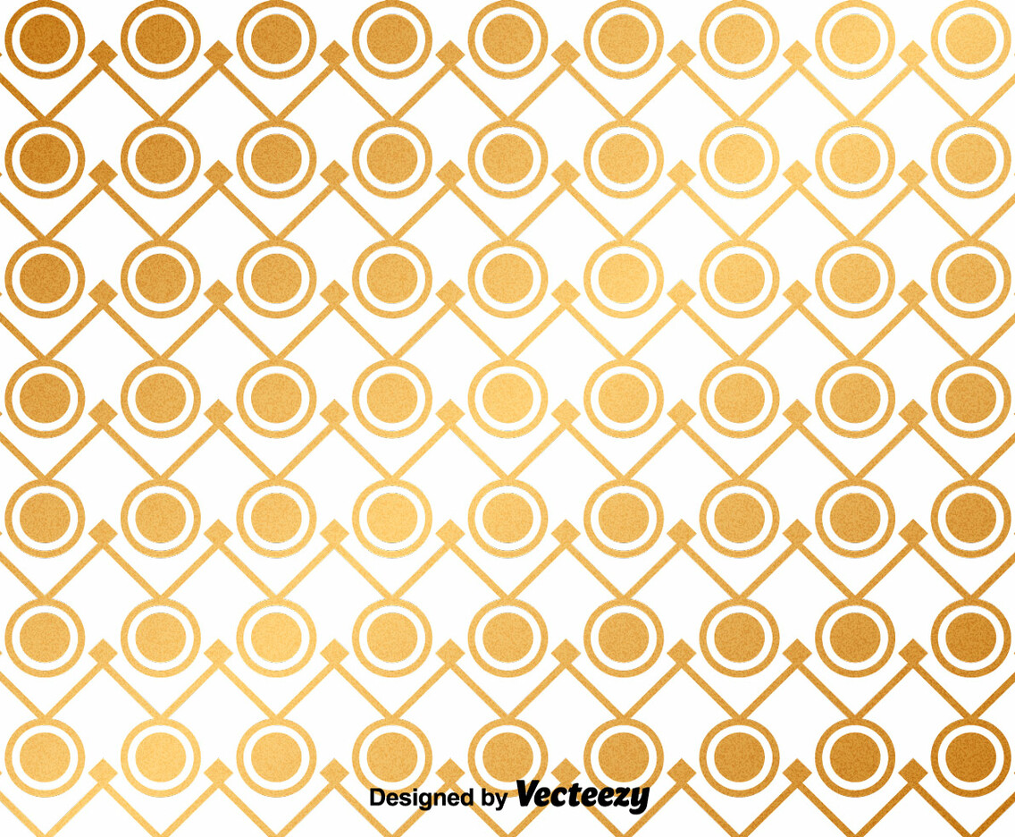 Vector Golden Abstract Pattern