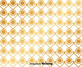 Vector Golden Abstract Pattern