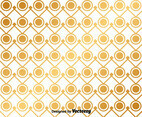 Vector Golden Abstract Pattern