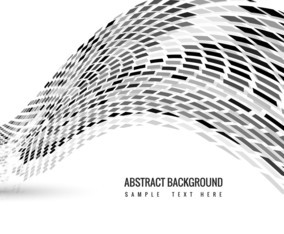 Vector Mosaic Wave background