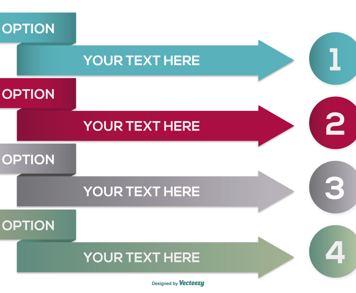 Information Text Arrow Bullet Point Vectors
