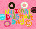 National Doughnut Day Vector