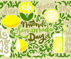 NATIONAL LEMONADE DAY Vector