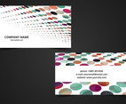 Free Vector Colorful Visiting card