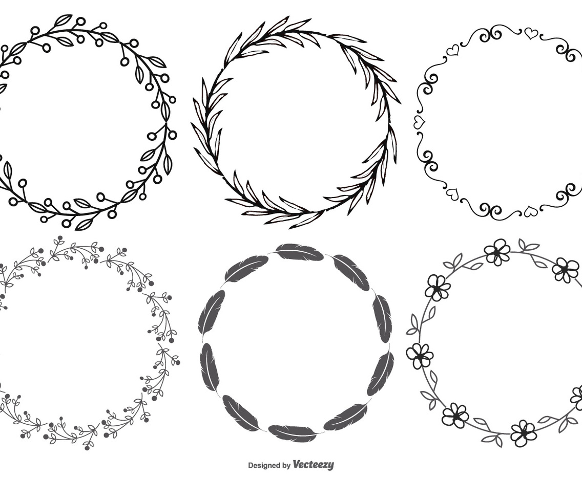 Cute Hand Drawn Style Frames