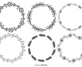 Cute Hand Drawn Style Frames