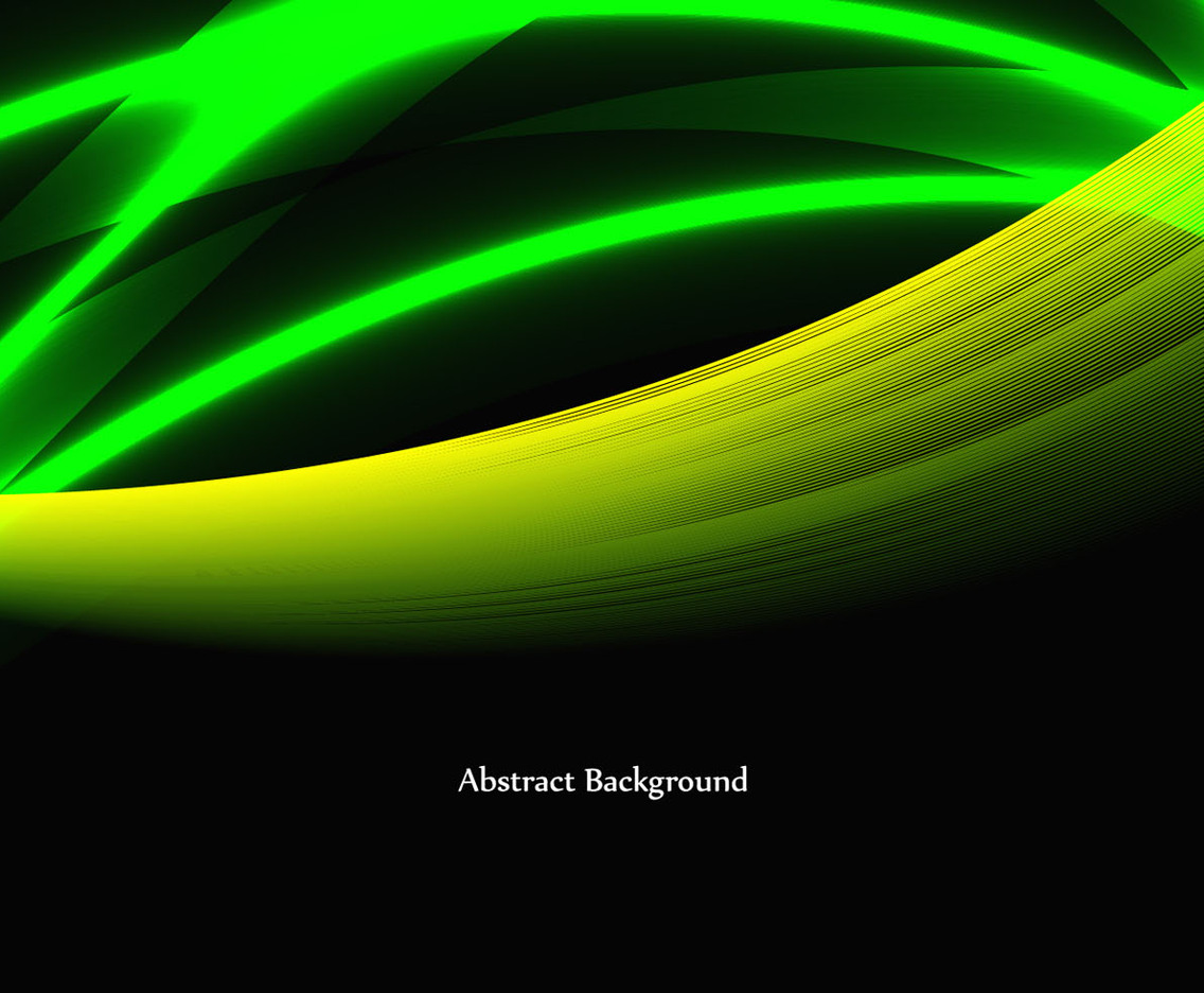 Free Vector Shiny Green Wave background