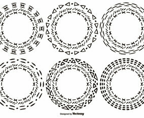 Hand Drawn Style Circle Shapes