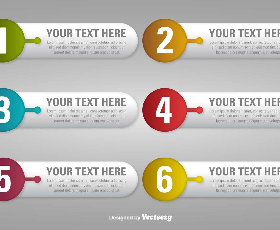 Vector Paper Progress Design Template