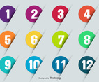Vector Bullet Points With Numbers