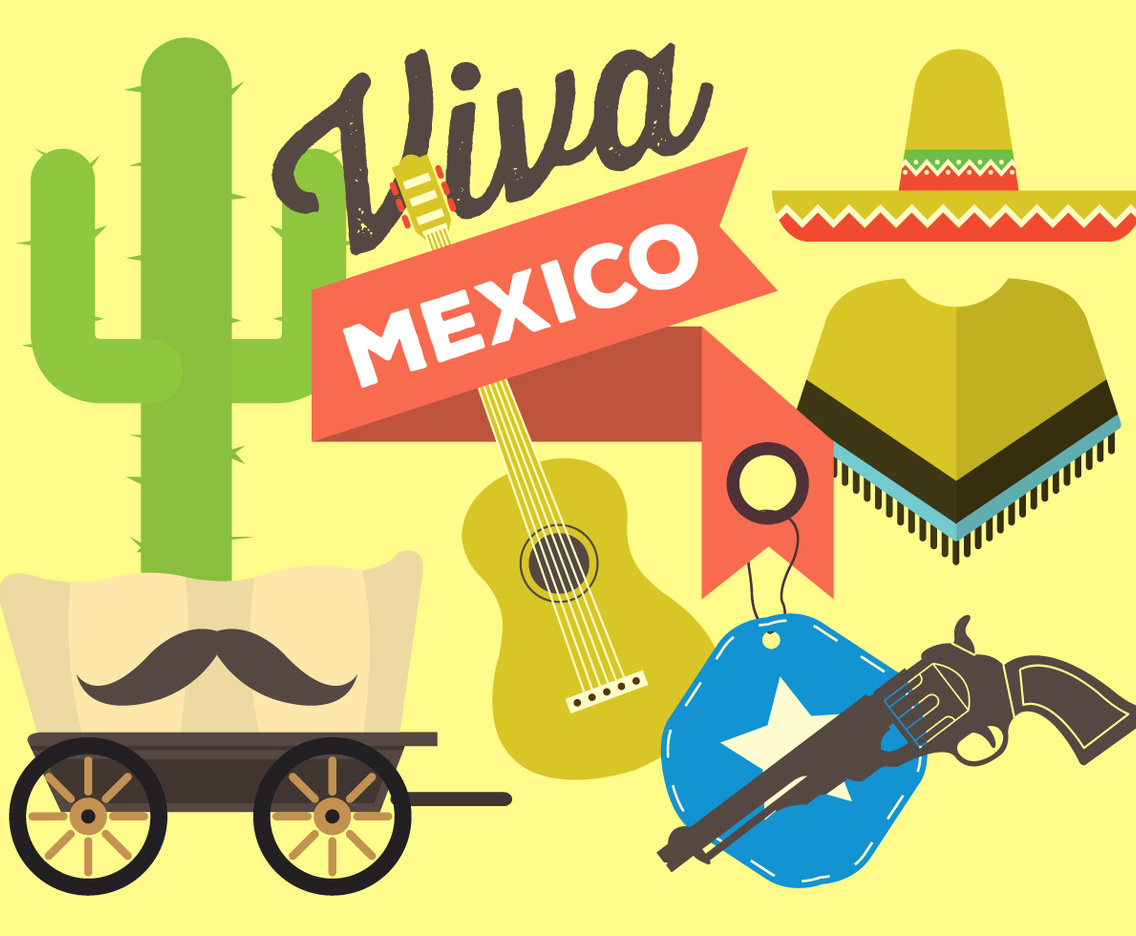 Free Flat Mexico Vectors