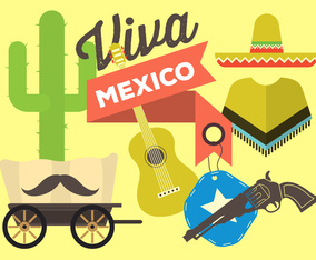 Free Flat Mexico Vectors