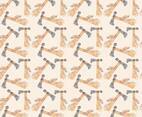 Free Vector Watercolor Axe Pattern