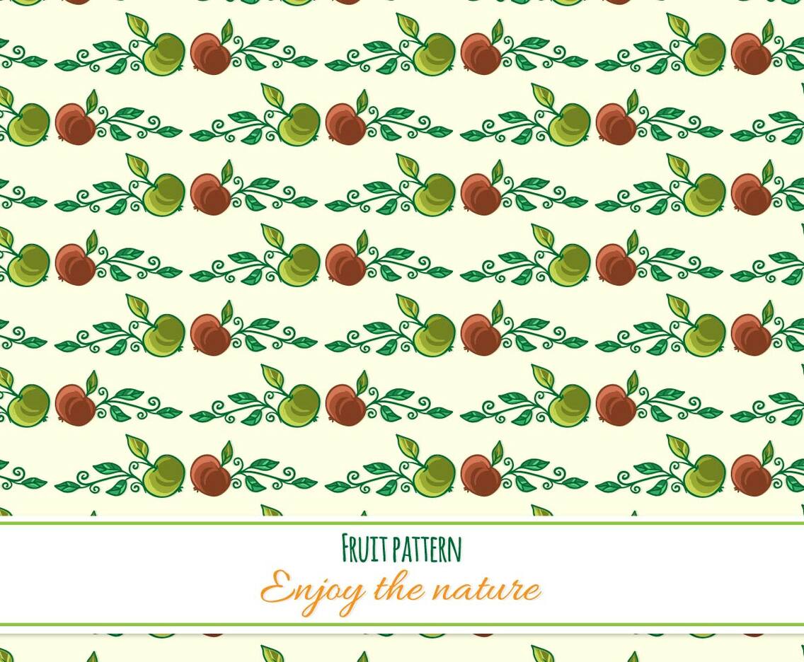 Free Vector Fruit Pattern