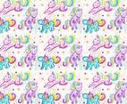Free Vector Unicorn Pattern