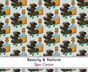Free Vector Spa Pattern