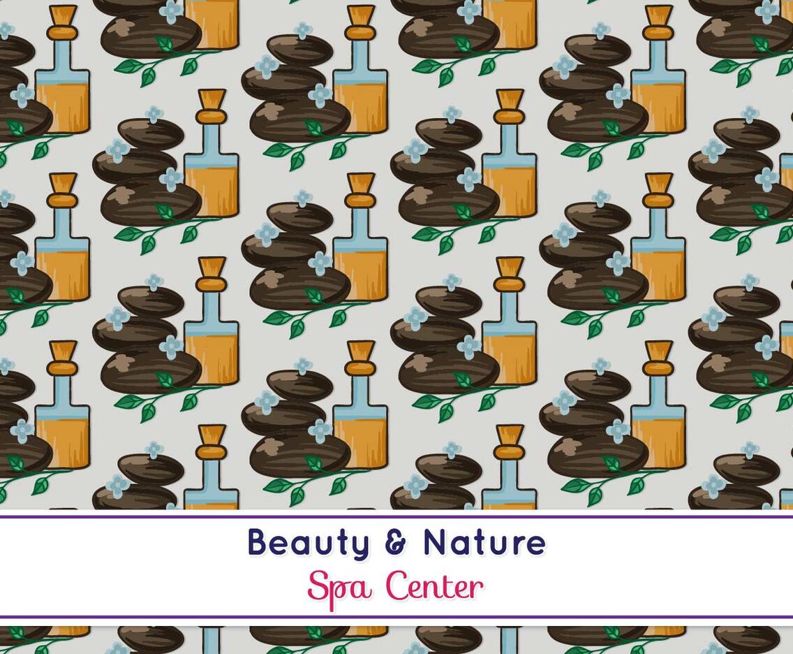 Free Vector Spa Pattern
