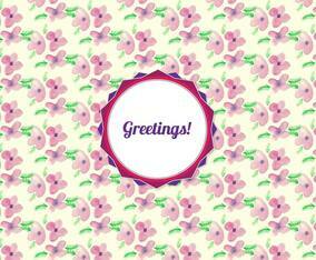 Free Vector Watercolor Floral Pattern