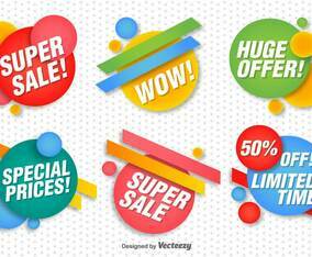 Promotional Vector Banners Set