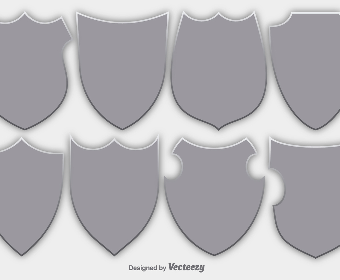 Vector Set Of ShieldsSecurity Emblems