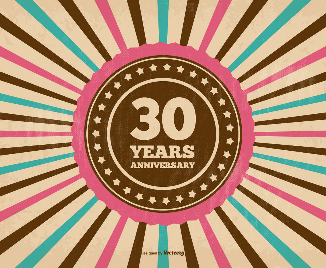 30 Year Anniversary Illustration