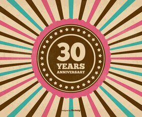 30 Year Anniversary Illustration