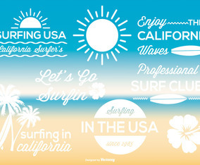 Surf Label Set
