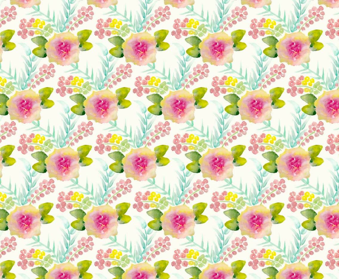Free Vector Watercolor Floral Background