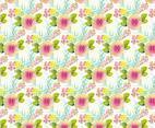 Free Vector Watercolor Floral Background