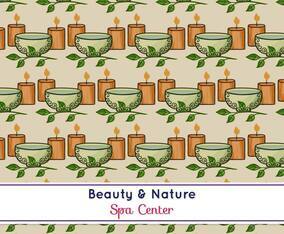 Free Vector Spa Pattern