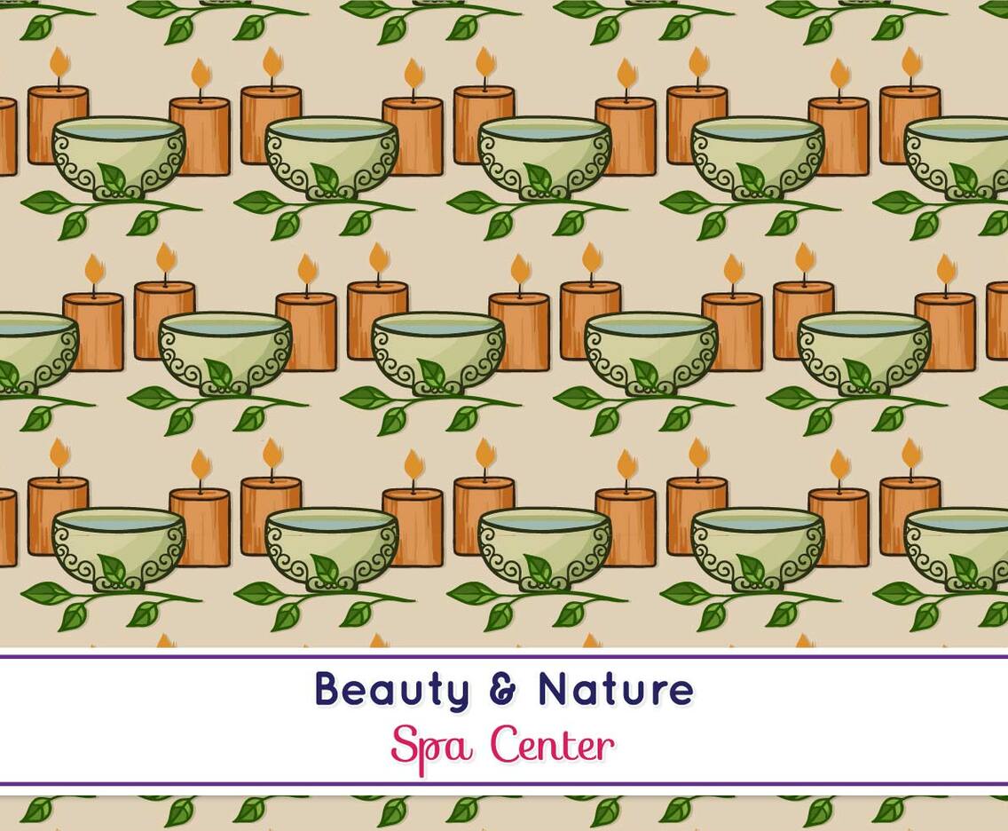 Free Vector Spa Pattern