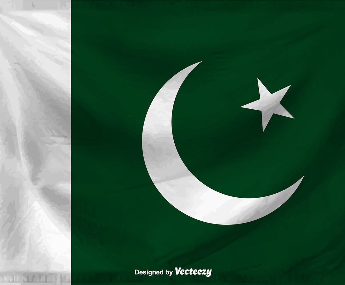 Flag Of Pakistan Vector Background