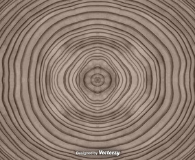 Vector Abstract Tree Rings Background